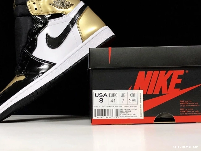 Air Toe Glod 861428-007 1 Retro High Jordan 0822